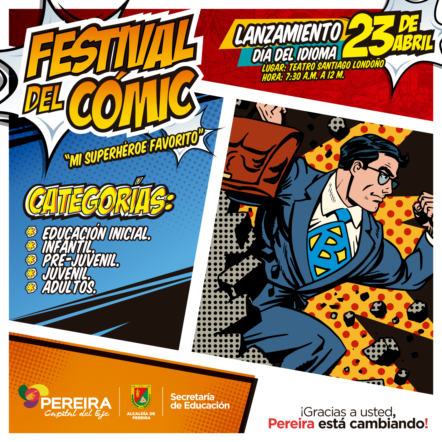 Invitación Festival del Comic